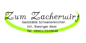 Zum Zacherwirt – Gaststätte Schwanenkirchen, Inh. Riesinger Alois, Tel. 09901/2028648
